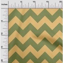 oneOone Cotton Cambric Fabric Chevron Geometric Printed Craft Fabric BTY 56 Inch Wide
