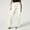 White, variant on pstuiky Wide Leg Trousers Women, Solid Color Loose Long Straight Leg High Waisted Trousers Classic Fit Gym Pants Women Holiday Gifts Dark Blue L