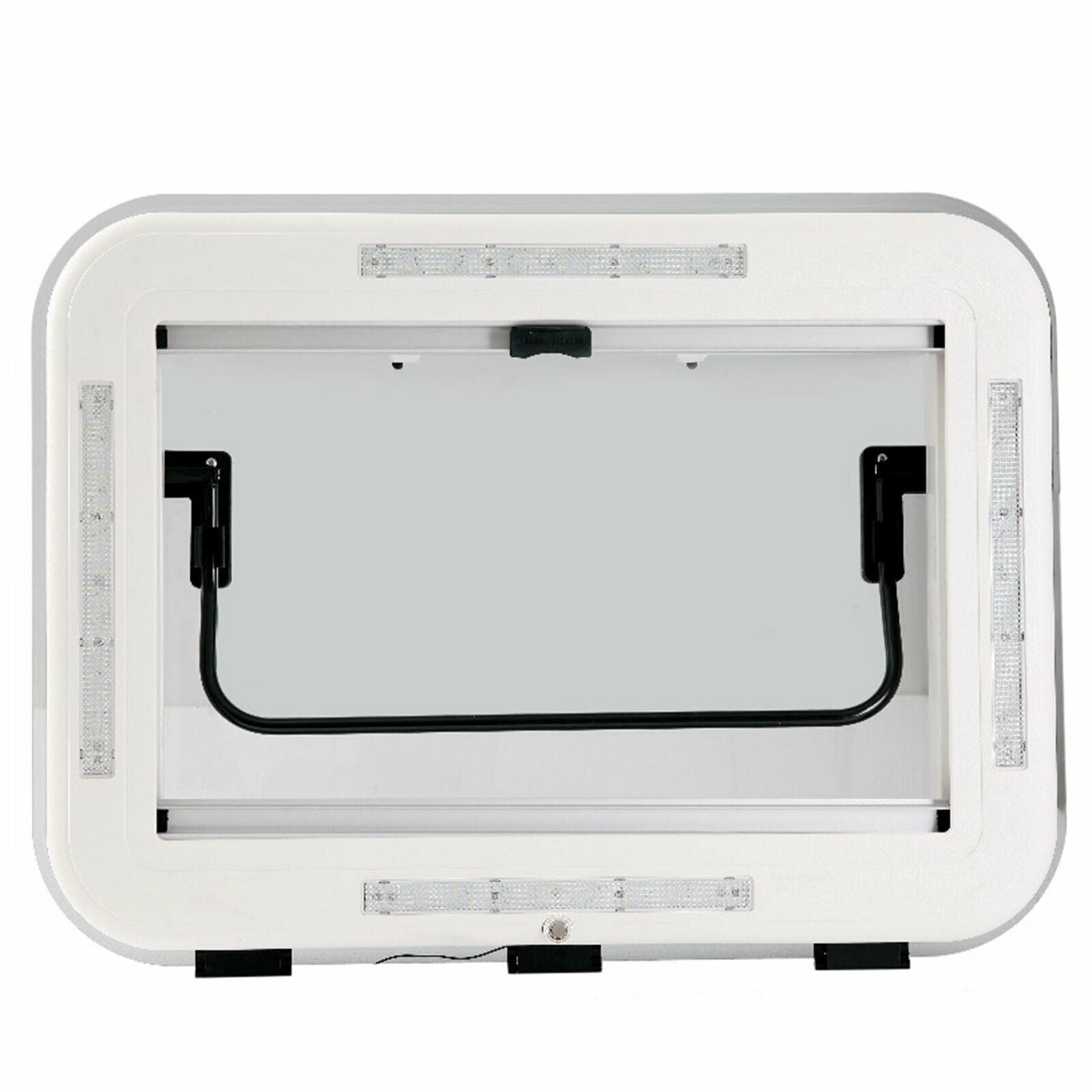 Caravan RV Skylight Roof Vent Hatch 700 x 500 Anti-UV Cover W/ LED Light