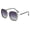 gray, variant on Personalized sunglasses with large frame, made of metal, Black
