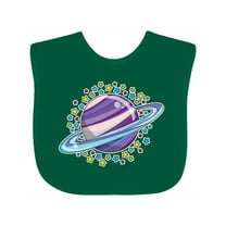 Inktastic Planet Saturn with Stars Boys or Girls Baby Bib