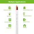 thumbnail image 6 of SYSTON 16/2 Fire Security Burglar Station Sound Alarm Control Cable Wire, Plenum-Rated CMP/CL3P Unshielded Stranded Copper UL/ETL, UV Resistant for Indoor/Outdoor Low Voltage Application Use - 250 FT, 6 of 6
