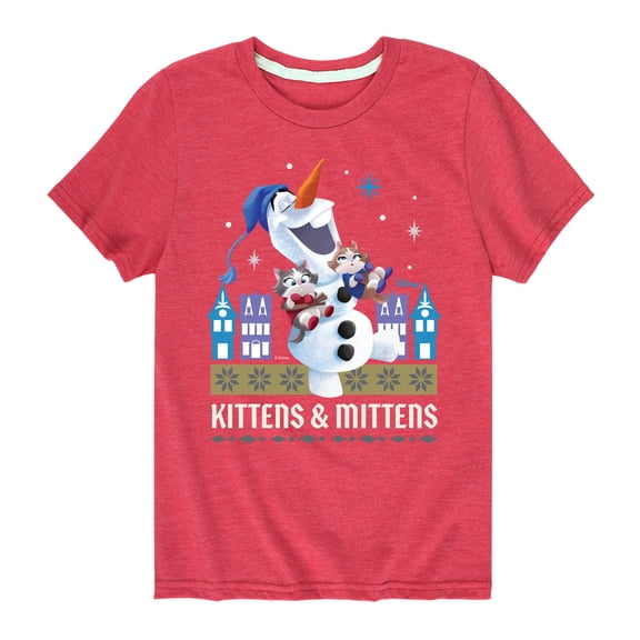 Frozen 2 - Kittens And Mittens - Toddler And Youth Short Sleeve Graphic T-Shirt