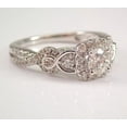 thumbnail image 3 of Silver & Stone Jewels 2.00Ct Round Cut CZ Women's Engagement Ring 14K White Gold Finish, 3 of 4