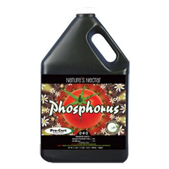 Nitrogen 5-0-0, Phosphorus 0-4-0, Potassium 0-0-5, Quart