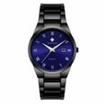 thumbnail image 2 of Resicozy Mens Watches Men’s Quartz Watch Stainless with Date Window for Business Work Sport Casual Elegant Gifts Purple, 2 of 4