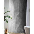 thumbnail image 4 of Sheer Curtains 96 Inches Long, Black Grey Ombre Semi Sheer Curtains Light Filtering Window Treatment, Coastal Beach Modern Abstract Art Privacy Voile Drapes for Living Room Bedroom 52x96 Inch, 4 of 7