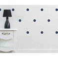 thumbnail image 2 of Multi-Color & Matte Dot Wall Stickers - 2 Inch Vinyl Dots, 100 Pack Peel and Stick Wall Decals (Dark Blue), 2 of 3