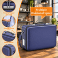 Document Box Hard Case With Lock & Accordion File Folder - Walmart.com