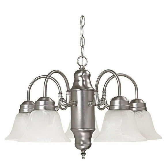 Chandelier 3 Light Burnished Bronze-Matte Nickel Finish Bailey Street Home 309-Bel-4259228