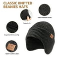 thumbnail image 3 of OZERO Winter Beanies Hats Men: Beanie with Ear Flaps Outdoor Thermal Knitted Hat - Warm Ski Stocking Polar Fleece Cuffed Cap, 3 of 7