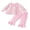 Pink, variant on Cjfdfy Toddler Baby Girls Christmas Outfit Long Sleeve Plaid Tops With Bell Bottom 2 Piece Set Cute Santa Claus Christmas Tree Embroidery Christmas Fall Winter Clothes