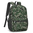 thumbnail image 2 of 17 Inch Lightweight Backpack,PVC Waterproof Oxford Fabric, Ergonomically Designed, with Large Capacity, Camouflage Print, 2 of 5