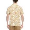 thumbnail image 2 of Billy Reid mens  Relaxed Fit Shirt, l, Beige, 2 of 3
