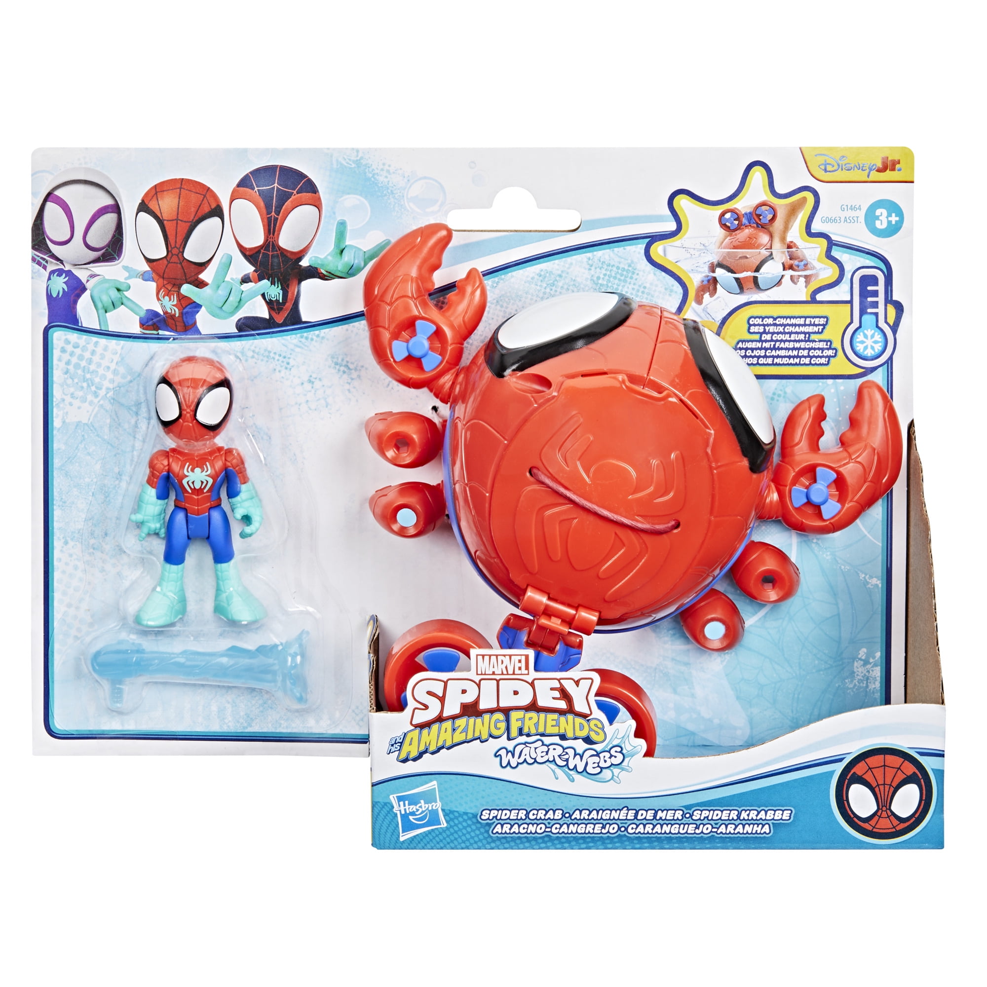 Marvel Spidey and his Amazing Friends Water-Webs Spider Crab Submarine Toy