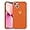 Orange, variant on 9 DIGITAL Wireless Charging Silicone Protective Cell Phone Case for Apple iPhone 13, Deep Purple