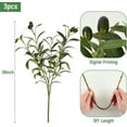 thumbnail image 2 of 5Pcs Olive Branches for Vases, Faux Olive Tree Branches with Lifelike Olives, Artificial Greenery Stems for Vases Centerpieces Floral Arrangements Decor, 18 Inch, 2 of 5