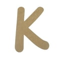 thumbnail image 1 of Wooden Letter Unfinished, Comic Book Font, Craft Cutout, 1 of 2