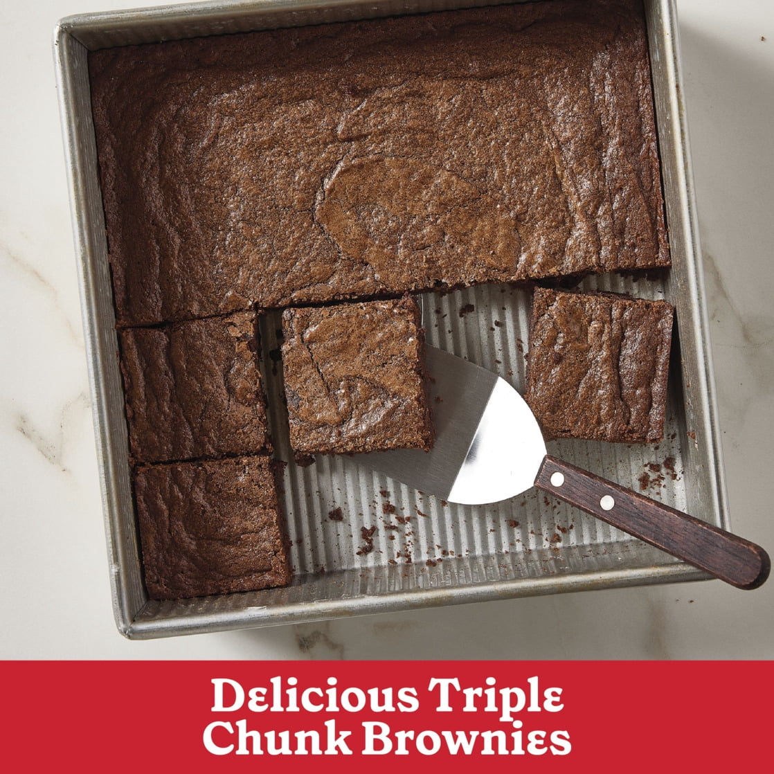 (12 pack) Betty Crocker Triple Chunk Supreme Brownie Mix, 17.8 oz