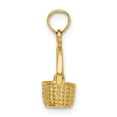 thumbnail image 3 of Auriga Fine Jewelry 10K Yellow Gold 3- D Moveable Handle Basket Charm for Women (L- 11.15 mm, W- 8.7 mm), 3 of 7