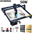 thumbnail image 1 of Máquina de grabado Láser Engraver ATOMSTACK A10 Pro 50W con 4 tarjetas de crédito de metal, 1 of 9