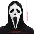 thumbnail image 5 of Máscara Halloween Látex Grito Disfraz para Adultos Cosplay, 5 of 5