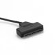 thumbnail image 3 of Cable Adaptador Usb 2.0 Sata 15 + 7 Pines A Usb 2.0 Para Disco Duro Sata De 2,5" Sweethay EL009465-00, 3 of 5