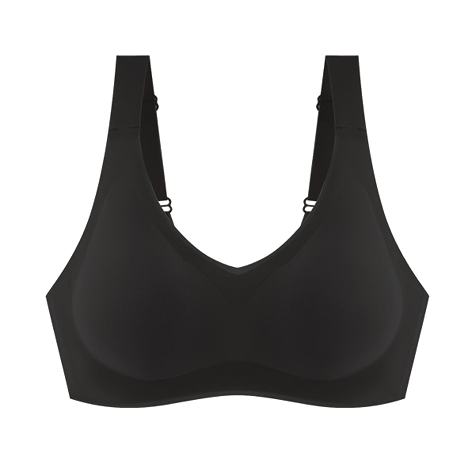 TAIAOJING Women's Low Back Bra Comfort No Steel Ring Extra Large Chest ...