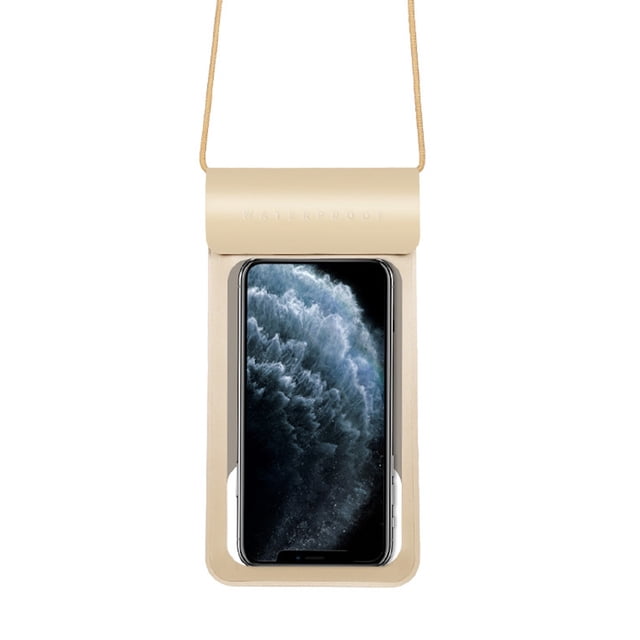 Bearachild funda para teléfono impermeable deportes acuáticos natación bajo el agua protector de pantalla táctil bolsa seca fotografía smartphone oro Type3 NO3