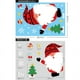 thumbnail image 1 of Pegatinas de Navidad para ventana, calcomanía de pared artesanal de copos de nieve de Papá Noel, decoraciones navideñas para el hogar, adornos de Año Nuevo, regalo 2023, 2024, 1 of 4