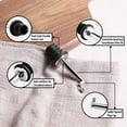 thumbnail image 4 of 6 Pcs Stainless Steel Oil Spout Liquor Pourers Bottle Spout Speed Pourer Olive Oil and Vinegar Stopper Spout3 Pcs Flip Top and 3 Pcs Rubber Dust Caps (Silver), 4 of 5