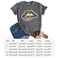 thumbnail image 1 of Camiseta estampada cuello redondo gris oscuro(S) FLhrweasw Para estrenar, 1 of 4
