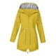 thumbnail image 4 of Sudadera con capucha Mujer Chaqueta de concha Impermeable Capa de lluvia Ropa exterior Ropa de escalada ejercicio de - amarillo S, 4 of 9