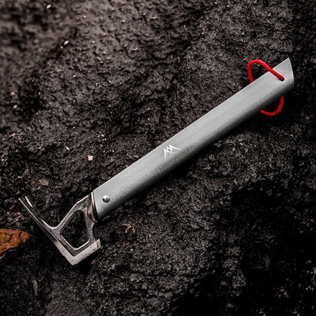 Mountainhiker Nail Extractor Martillos Tienda de campaña al aire libre Clavija Martillo Herramienta de senderismo Tmvgtek Para estrenar