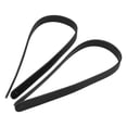thumbnail image 2 of 2Pcs Bag Hand Strap Split Leather DIY Hand Made Handbag Parts with 8 Set Bronze Rivets(Black ), 2 of 9