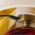 thumbnail image 5 of Better Homes & Gardens 9.5" Crimson Dome Rechargeable LED Portable Lamp with Dimmable Touch Sensor, 5 of 8