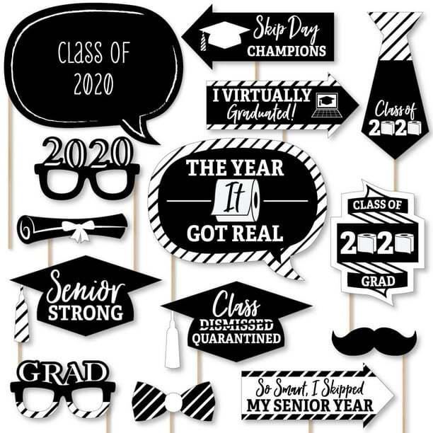 Download Senior Strong - Class of 2020 Graduation Party Photo Booth Props Kit - 20 Count - Walmart.com ...