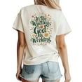 thumbnail image 5 of Verita Culture In The Waiting God Is Working Christian Graphic T Shirt For Women Inspirational Bible Verse Tees Funny Letter Print Short Sleeve Tee Tops, 5 of 7