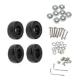 thumbnail image 1 of 4x Roues de Valise de Remplacement Vis Flexibles pour Bagages 45X18mm, 1 of 8