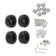 thumbnail image 1 of Kit de reparación de 4 ruedas de repuesto para maletas, ruedas giratorias de metal PU, reparación 45X18mm, 1 of 9