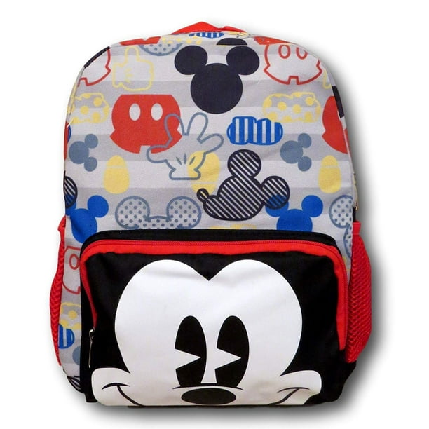 Mickey Mouse - Small Backpack - Disney - Mickey Mouse Gray All-over ...