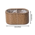 thumbnail image 3 of Tong Natural Wicker With Liner Handwoven For Indoor And Outdoor Use Perfect For Home Cottage & Garden, 3 of 6