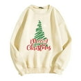 thumbnail image 3 of Women's Christmas Merry Letters Casual Long Sleeved Hoodie, 3 of 3