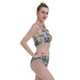 thumbnail image 4 of Daiia Construction Machinery printed 2 piece Swimsuit Bikinis for Women High Waisted Racerback Bathing Suits Summer Tummy Control Scoop Neck Swimwear-XX-Large, 4 of 8