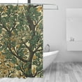 thumbnail image 5 of Victorian William Morris Original Design Vintage Shower Curtain Furniture Bathroom Fabric Decorations Washable Shower Curtain with Hooks, 5 of 7