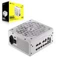 thumbnail image 1 of CORSAIR RM850x Shift Fully Modular ATX Power Supply - 80 Plus Gold - ATX 3.0 - PCIe 5.0 - Zero RPM - Modular Side Interface - White, 1 of 5