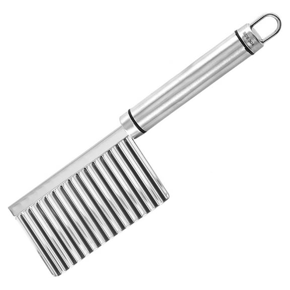 WESIEVYA Multi Function Kitchen Potato Cutter with Stainless Steel Wavy Blades for Veggies