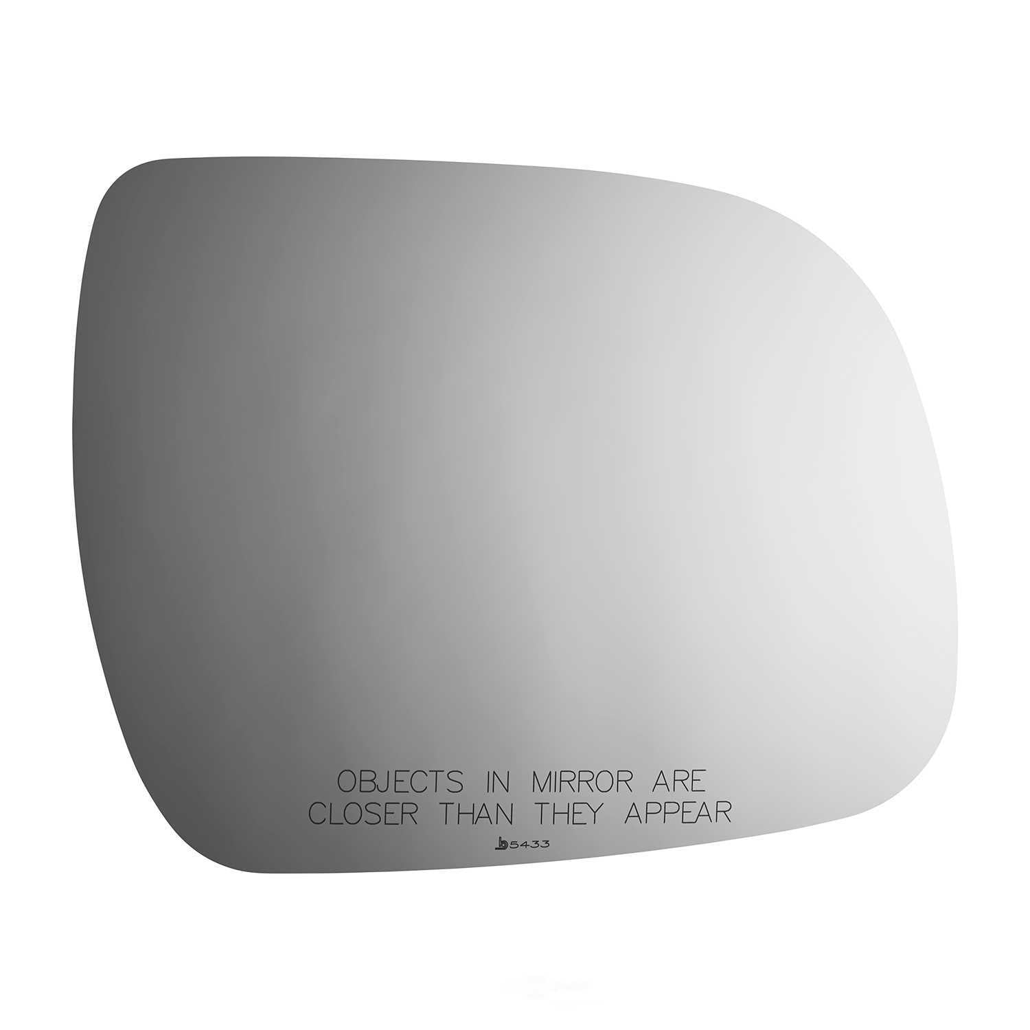 Burco 5433 Passenger Side Convex Replacement Mirror Glass for Toyota Highlander
