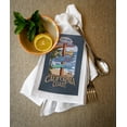 thumbnail image 2 of Decorative Tea Towel, Apron Carlsbad, California, Destinations Sign,, Unisex, Adjustable, Organic Cotton, 2 of 3