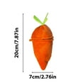 thumbnail image 3 of Pendiente Carrota Conejo Figurina Adornación Regalo Festivo, Figurina Decorativa Conejo Transformado, Estilo Navideño, para Salón, Dormitorio, metal, 8 pulgadas, con luz LED integrada, ideal, 3 of 9